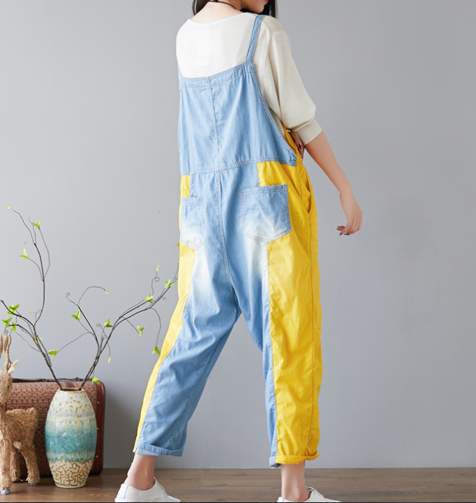 Denim Summer Denim Overall Loose Women Jumpsuits CNHK08023 VPPBUY shop