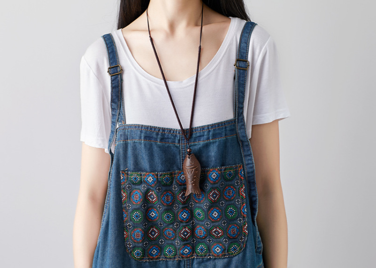 Denim Loose Casual Summer Denim Overall Loose Women Jumpsuits CNHK07154 VPPBUY shop