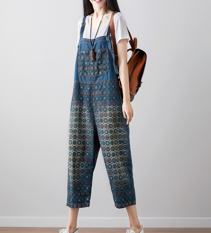 Denim Loose Casual Summer Denim Overall Loose Women Jumpsuits CNHK07154 VPPBUY shop