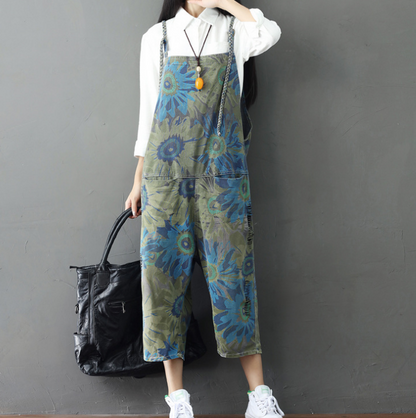 Denim Loose Casual Summer Denim Overall Loose Women Jumpsuits CNHK07164 VPPBUY shop