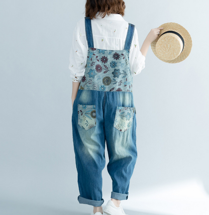 Denim Summer Denim Overall Loose Women Jumpsuits CNHK08025 VPPBUY shop