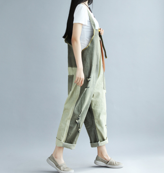 Denim Loose Casual Summer Denim Overall Loose Women Jumpsuits CNHK07156 VPPBUY shop