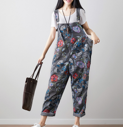 Denim Loose Casual Summer Denim Overall Loose Women Jumpsuits CNHK07153 VPPBUY shop