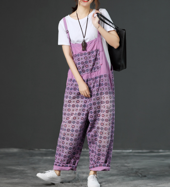 Denim Loose Casual Summer Denim Overall Loose Women Jumpsuits CNHK07154 VPPBUY shop