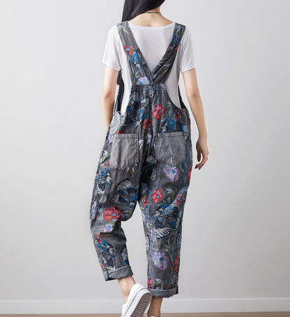 Denim Loose Casual Summer Denim Overall Loose Women Jumpsuits CNHK07153 VPPBUY shop