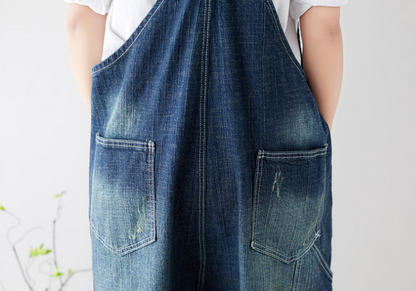 Denim Summer Denim Overall Loose Women Jumpsuits CNHK08026 VPPBUY shop