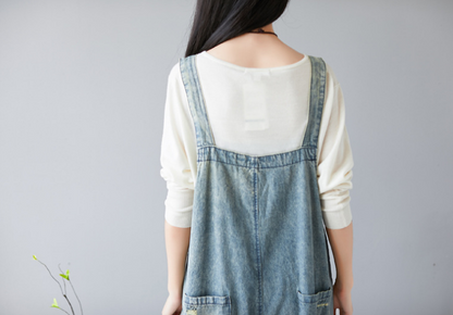 Denim Summer Denim Overall Loose Women Jumpsuits CNHK08022 VPPBUY shop