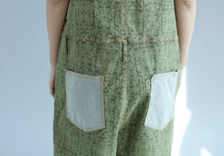 Denim Personalized Big pocket Summer Denim Overall Loose Women Jumpsuits CNHK08021 VPPBUY shop