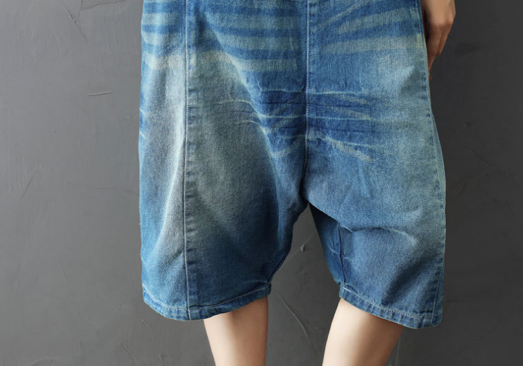 Denim Loose Casual Summer Denim Overall Loose Women Jumpsuits CNHK07162 VPPBUY shop