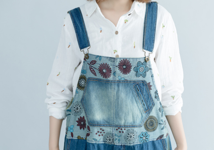 Denim Summer Denim Overall Loose Women Jumpsuits CNHK08025 VPPBUY shop