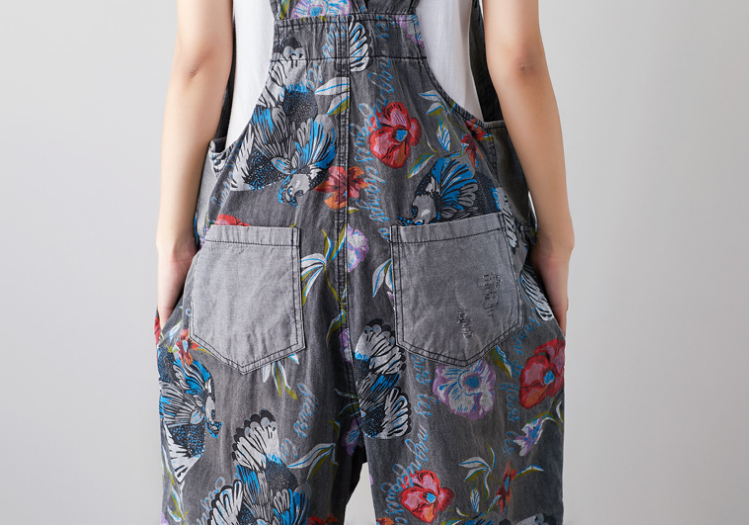 Denim Loose Casual Summer Denim Overall Loose Women Jumpsuits CNHK07153 VPPBUY shop