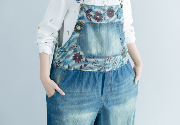 Denim Summer Denim Overall Loose Women Jumpsuits CNHK08025 VPPBUY shop