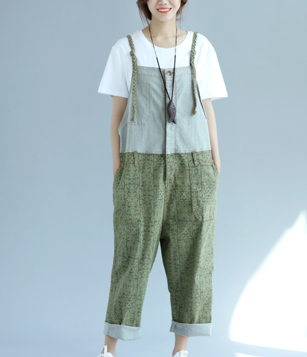 Denim Loose Casual Summer Denim Overall Loose Women Jumpsuits CNHK07254 VPPBUY shop