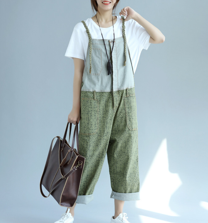 Denim Loose Casual Summer Denim Overall Loose Women Jumpsuits CNHK07254 VPPBUY shop