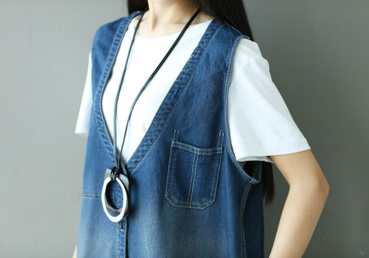 Denim Loose Casual Summer Denim Overall Loose Women Jumpsuits CNHK07252 VPPBUY shop