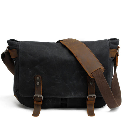 Men's Canvas Messenger Bag Crossbody Bag, Shoulder Bag Satchel Bag, Retro Durable Bag For Birthday Gift VPPBUY shop