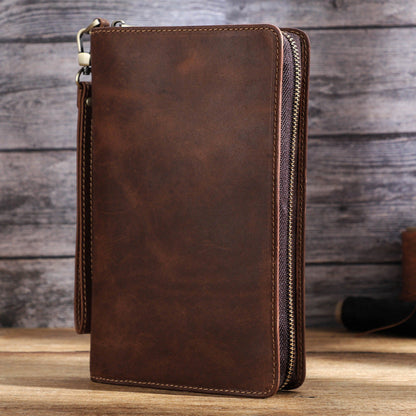 Men's Wallet Leather Purse Leather Hand Bag Clutch Bag Card Package Storage Bag For Gift VPPBUY shop