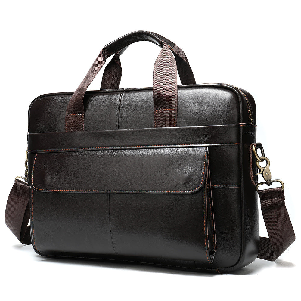 Personalized Men's Briefcase Computer Bag Messenger Bag Leather Business Handbag Gift For Him3857 VPPBUY shop