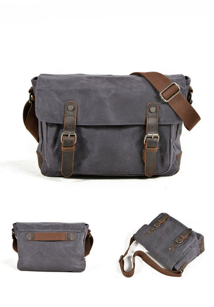 Canvas Messsenger Bag Shoulder Bag Briefcase Business Bag Waterproof Bag Casual Commuter Bag For Gift VPPBUY shop