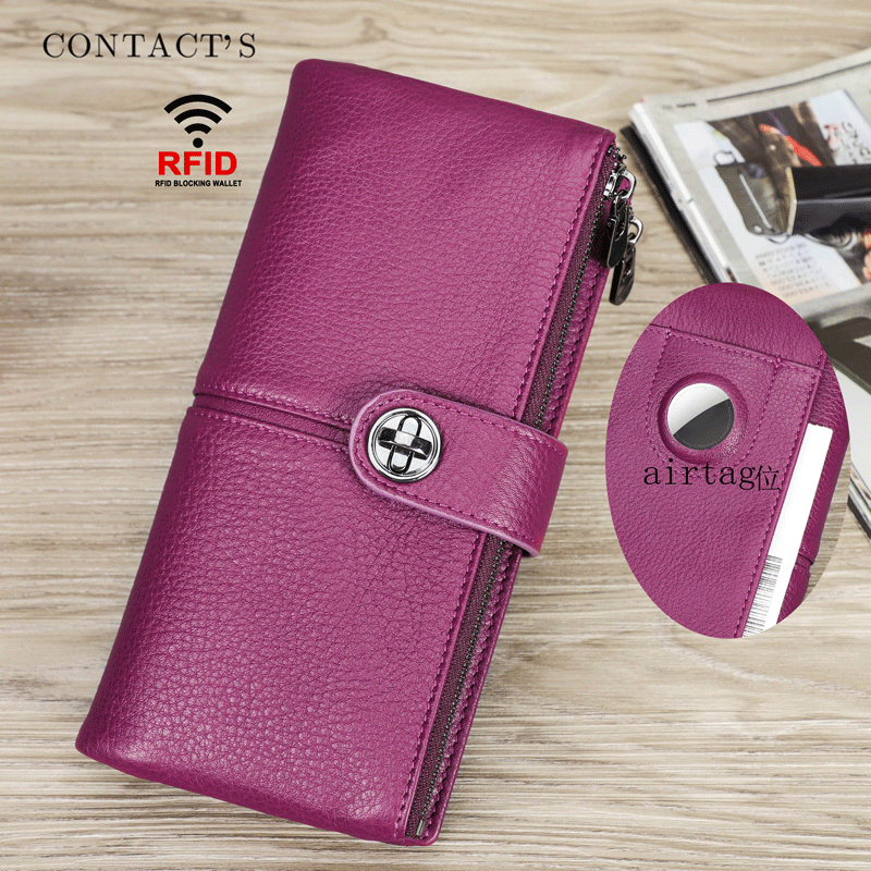 Women's Wallet Leather Purse Long Style Leather Hand Bag Cowhide Wallet Coin Purse Holder For Gift VPPBUY shop