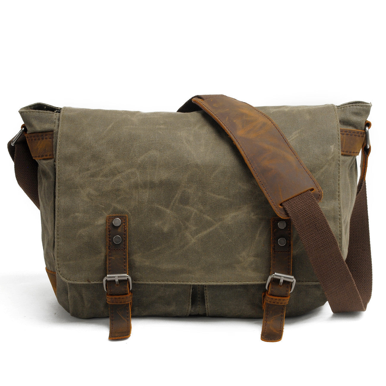 Men's Canvas Messenger Bag Crossbody Bag, Shoulder Bag Satchel Bag, Retro Durable Bag For Birthday Gift VPPBUY shop