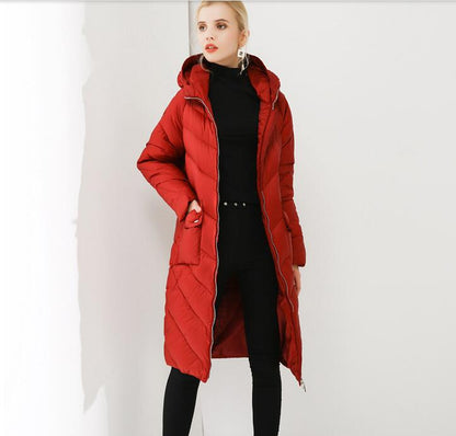 Women Winter 90% Duck Down Jackets Long Warm Women Long Down Coat Plus Size VPPBUY shop