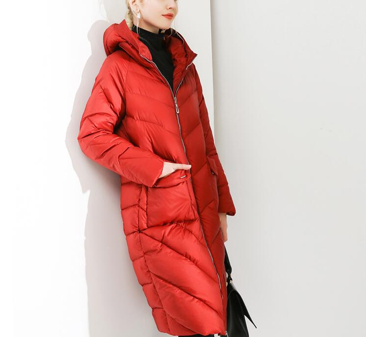 Women Winter 90% Duck Down Jackets Long Warm Women Long Down Coat Plus Size VPPBUY shop