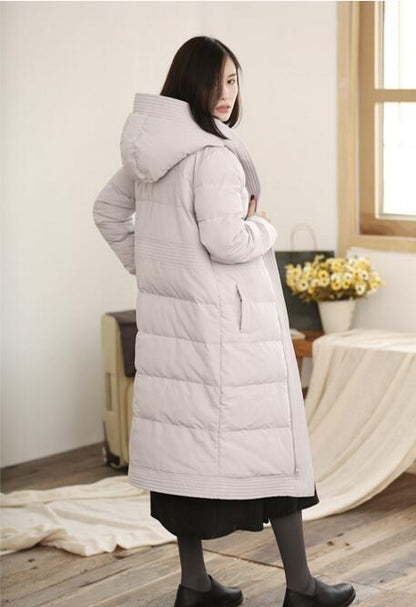 Winter Duck Down Jacket, Down Jacket Women Hooded Down Coat Plus Size VPPBUY shop