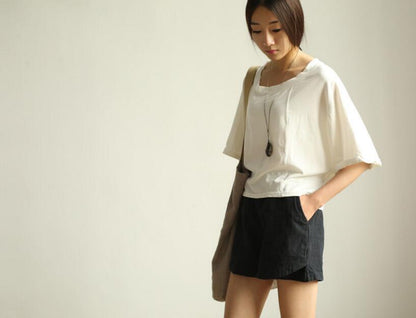 Women linen Shorts VPPBUY shop