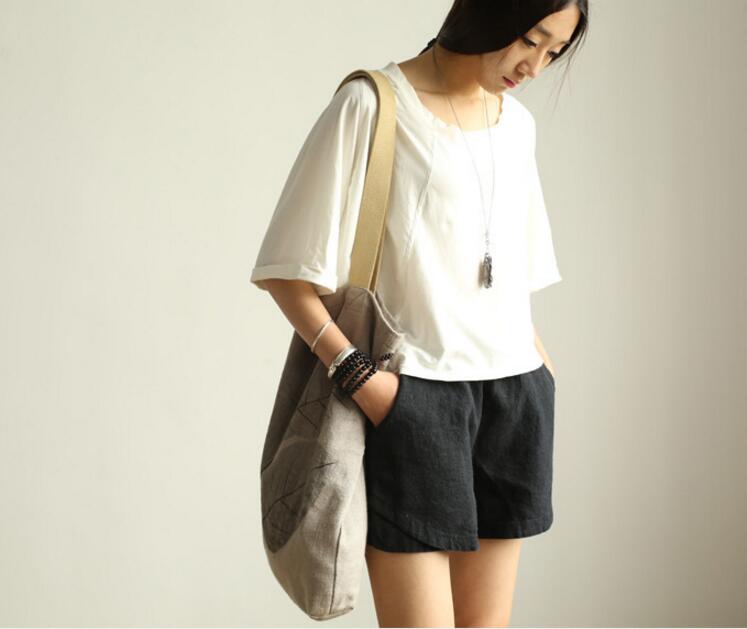 Women linen Shorts VPPBUY shop