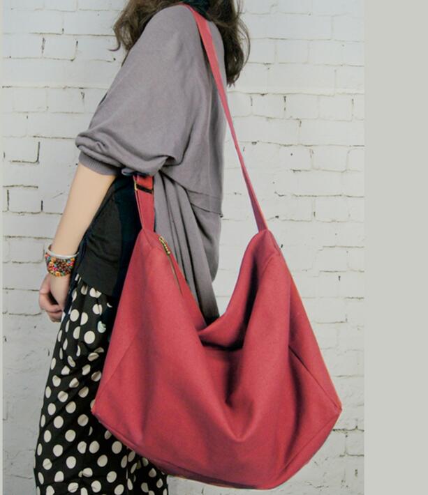 Simple Casual Shoulder Women Canvas Bag 57687 VPPBUY shop