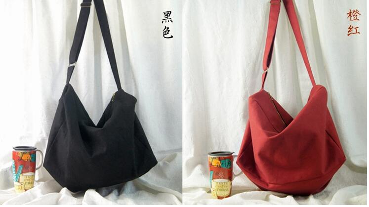 Simple Casual Shoulder Women Canvas Bag 57687 VPPBUY shop