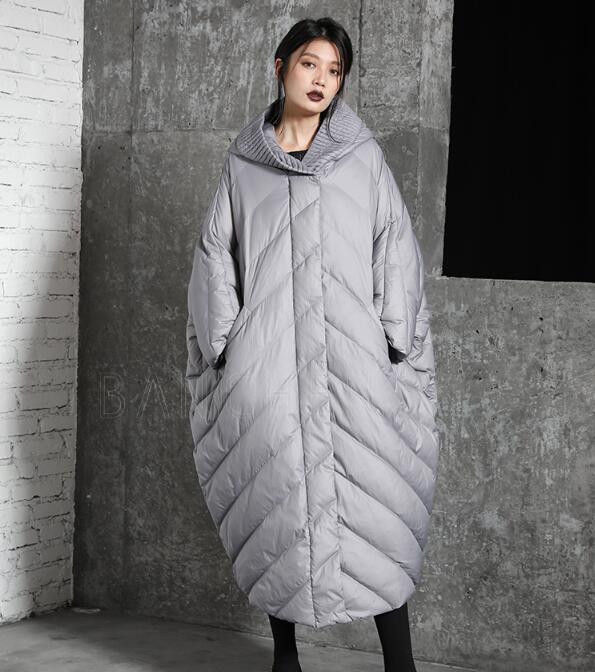 Women Winter Loose Puffer Coat Long Warm Women Long Down Coat 2001 VPPBUY shop