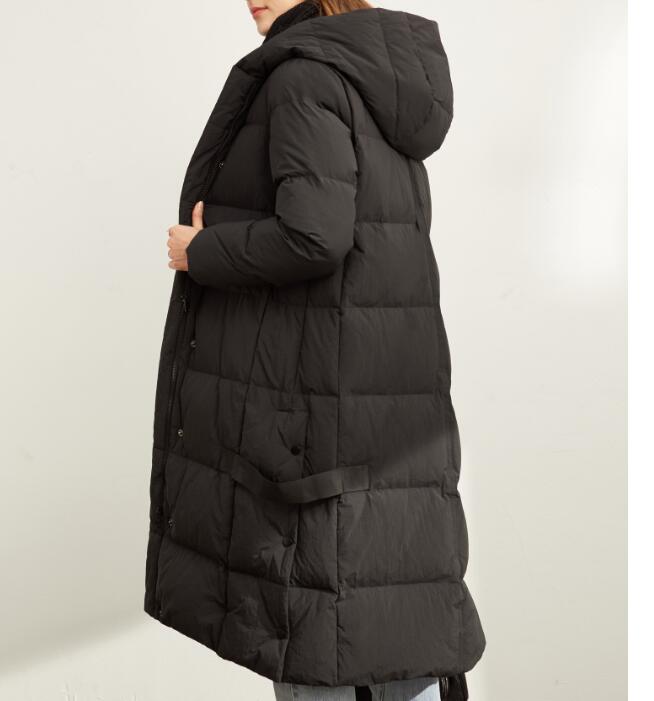 Long Women Winter Loose Plus size Side Pockets Down Jacket Women Down Coats VPPBUY shop