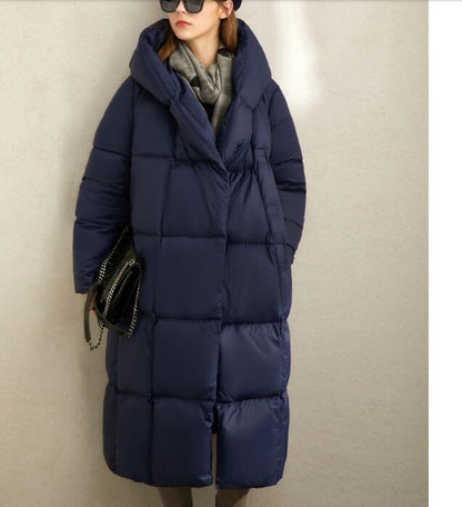 Cocoon Women Winter Puffer Coat Loose Side Pockets Women Down Coats 2661 VPPBUY shop