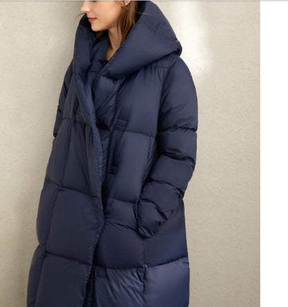 Cocoon Women Winter Puffer Coat Loose Side Pockets Women Down Coats 2661 VPPBUY shop