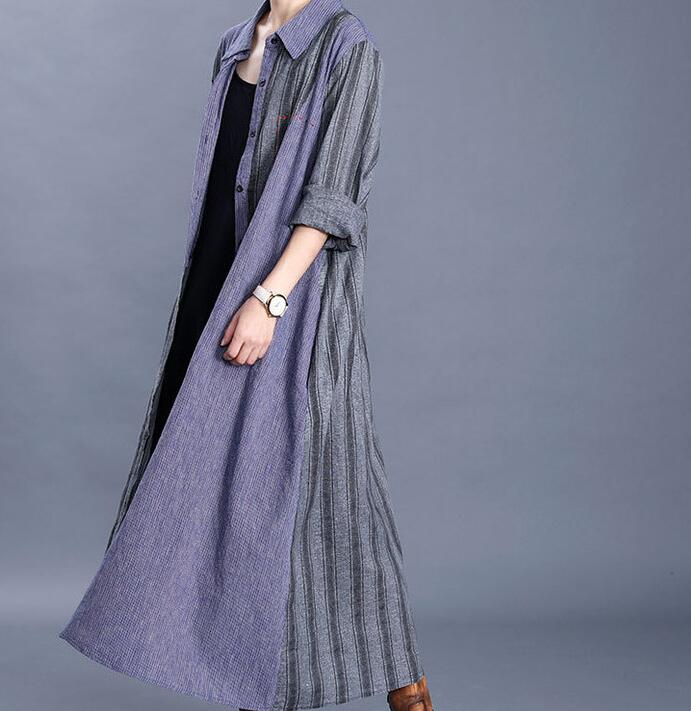 Shirt Dresses loose Linen Women  Dresses  LVSG200122 VPPBUY shop