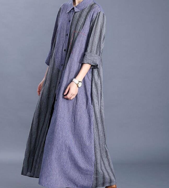 Shirt Dresses loose Linen Women  Dresses  LVSG200122 VPPBUY shop