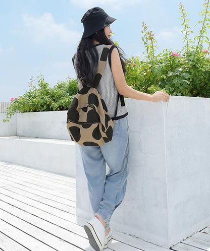 Dot Casual Large Backpack Women Travel Bag Shoulder Bag VPPBUY shop