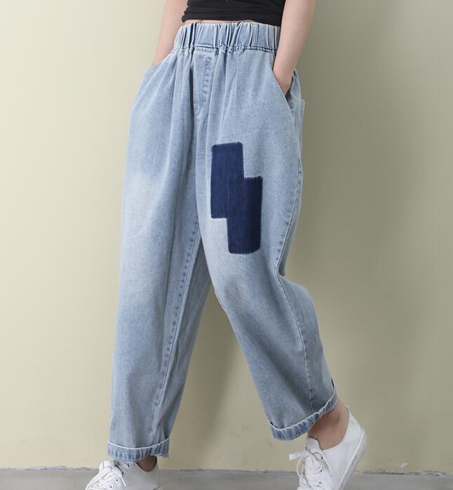 Loose Casual Women Cotton Harem Pants Wide Leg Pants SJ981106 VPPBUY shop