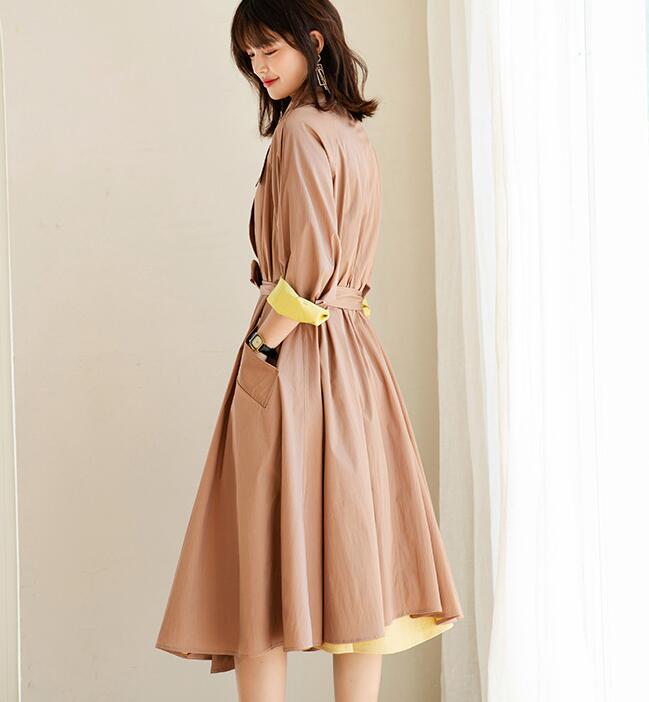 Spring Women Casual Coat Trench Coat Plus Size Coat Jacket VPPBUY shop