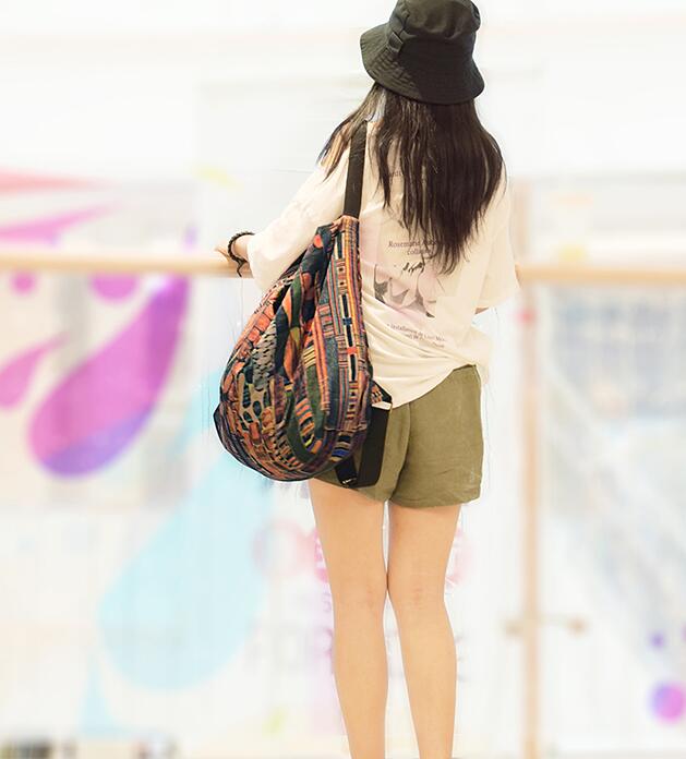 Colorful Casual Simple Women Travel Backpack Shoulder Bag VPPBUY shop