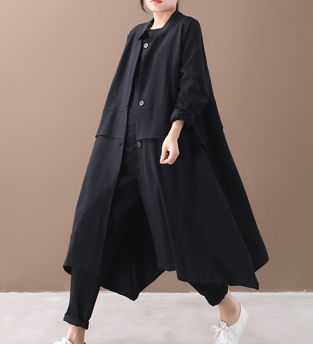 Cotton Loose Casual Coat A line Parka Plus Size Coat Jacket VPPBUY shop