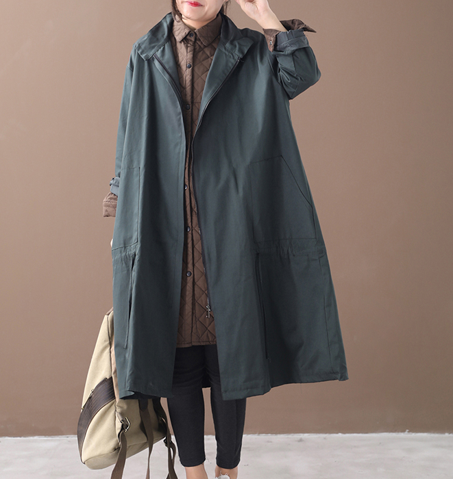 Cotton Loose Casual Coat A line Parka Plus Size Coat Jacket VPPBUY shop