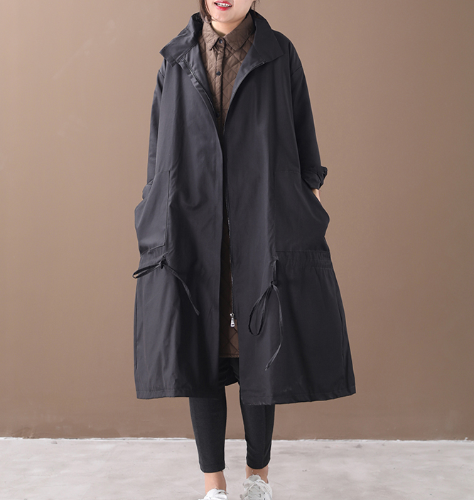 Cotton Loose Casual Coat A line Parka Plus Size Coat Jacket VPPBUY shop