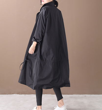 Cotton Loose Casual Coat A line Parka Plus Size Coat Jacket VPPBUY shop