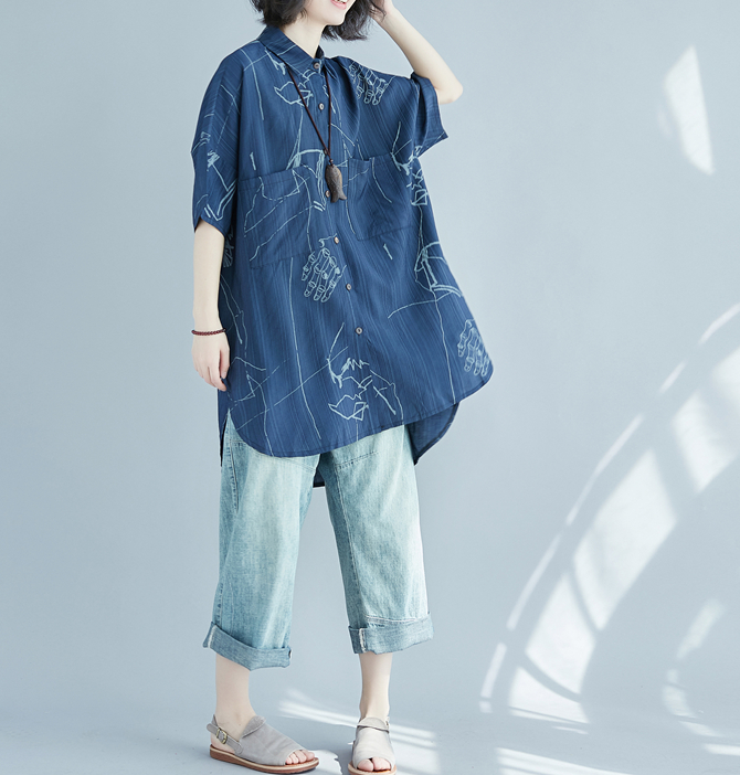 Loose Women Casual Linen Shirts Summer Women Tops VPPBUY shop