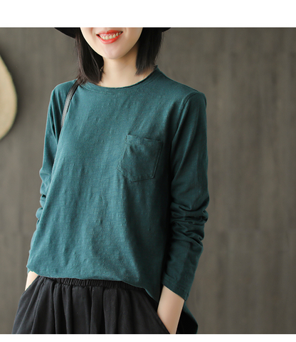 Long Sleeves Knit T-Shirts Spring Tops H9508 VPPBUY shop