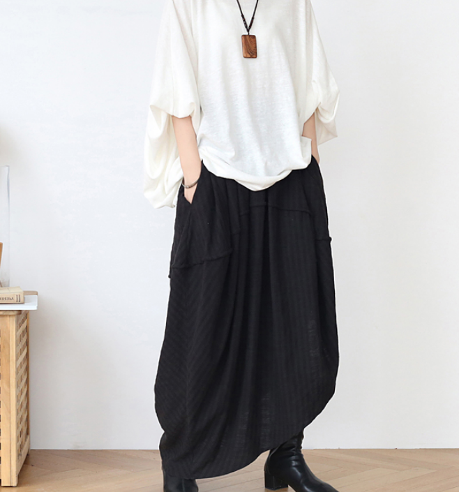 Irregular Linen Cotton Women's Skirts SJ98409 VPPBUY shop