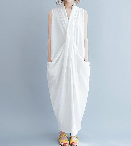 Long Linen Women Spring Dresses Plus Size VPPBUY shop